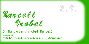 marcell vrobel business card